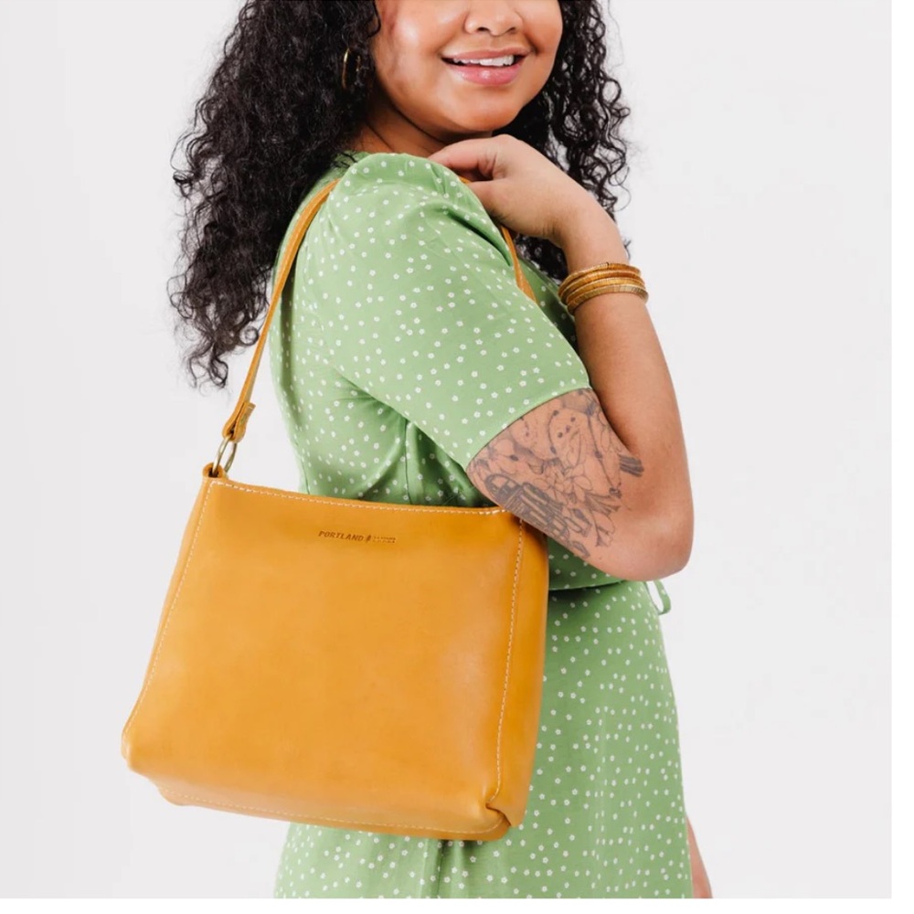 Portland Triangle Sunflower Shoulder Bag